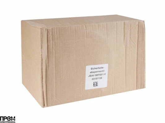 Предохранительный запорный клапан Kromschroder JSAV 80F50/1-0