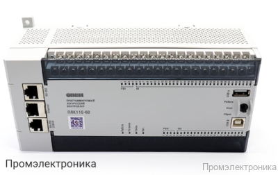 ПЛК110-24.60.Р-М - контроллер для средних систем автоматизации с DI/DO (Модифицированный 02)