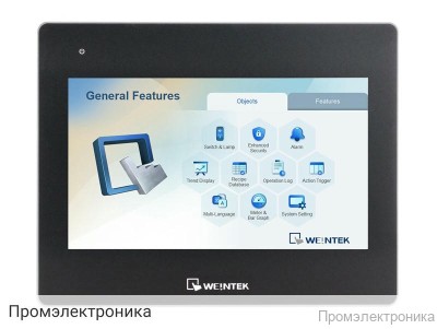 cMT3102X - 10.1″ панель оператора Weintek (CODESYS,MQTT,OPC UA, Wi-fi)