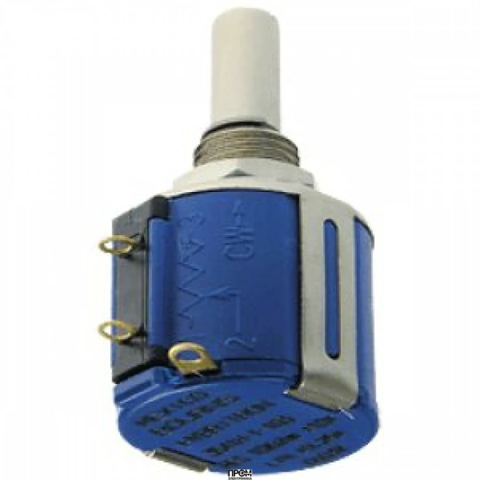 3541H-1-102L, Потенциометр проволочный 1кОм 2Вт линейный, вал 6.34мм