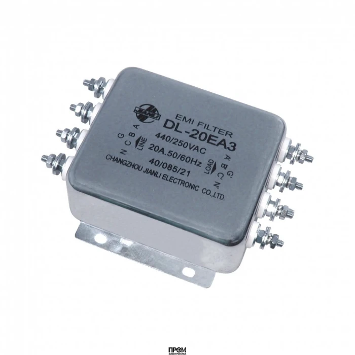 DL-20EA3, Трехфазный сетевой фильтр 3х20А 250В