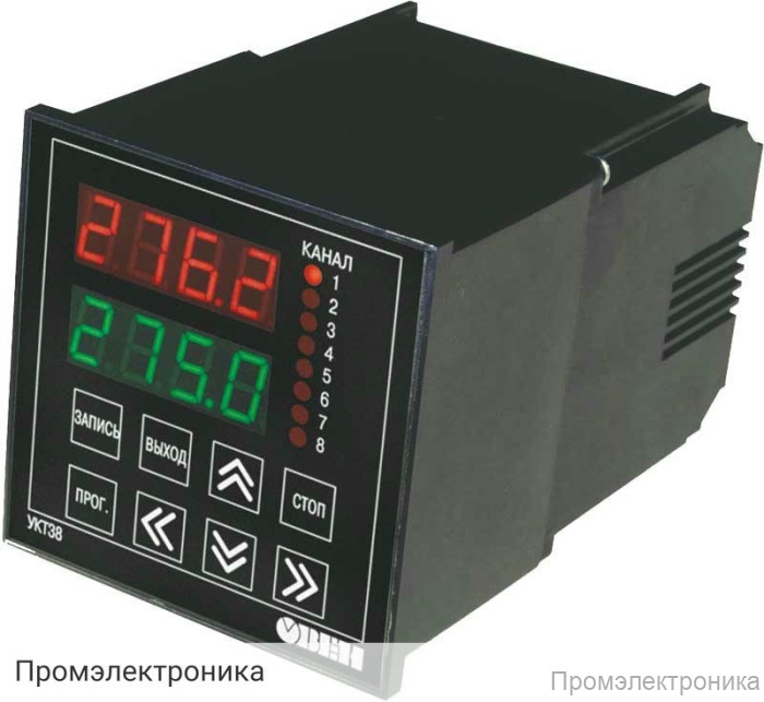 УКТ38-В - устройство контроля температуры 8-ми канальное со встроенным барьером искрозащиты