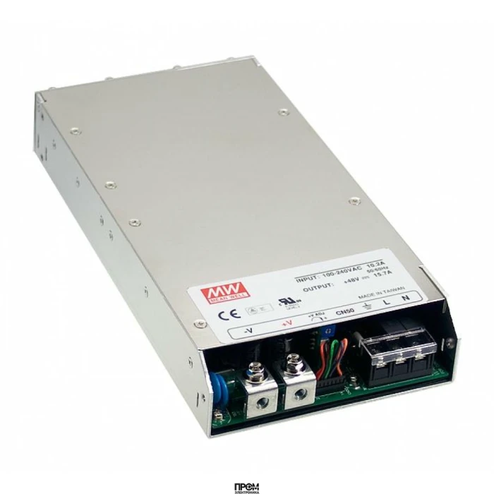 RSP-750-5, AC-DC, 750Вт, ККМ, вход 90…264V AC, 47…63Гц /127…370В DC, выход 5В/100A, рег. вых 4.75…5.5В, эл. рег. 40…110% Uном./Iном., изоляция 3000В AC, в корпусе 250х127х41мм, -30…+70°С