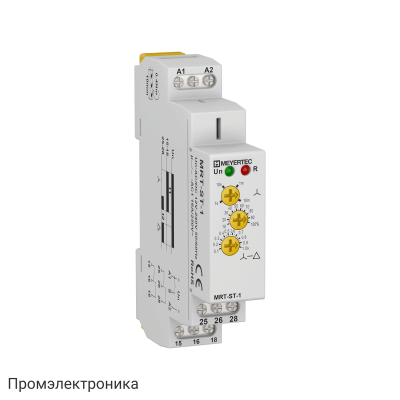MRT-ST-1 - реле времени для двигателей &quot;звезда-треугольник&quot;, 1хSPDT, 12…240V AC/DC