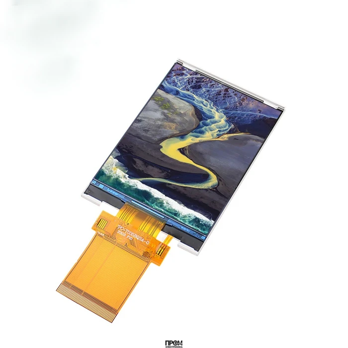 ZW-T035BQSA-01, TFT 3.5", Разрешение: 240x320, Тип: IPS, Яркость: 300 кд/м2, Контроллер: ST7789V2, 50 пин., Интерфейс: MCU/RGB/SPI, Размер модуля, мм: 54.5*83.00*2.10, Рабочая температура, С: -20~+70