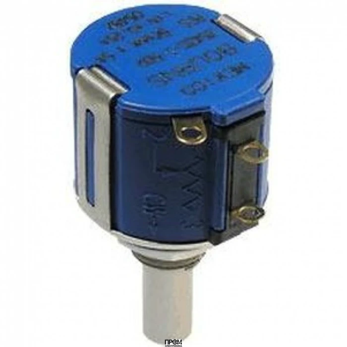 3543S-1-502L, Потенциометр проволочный 5кОм 1Вт линейный, вал 6.34мм