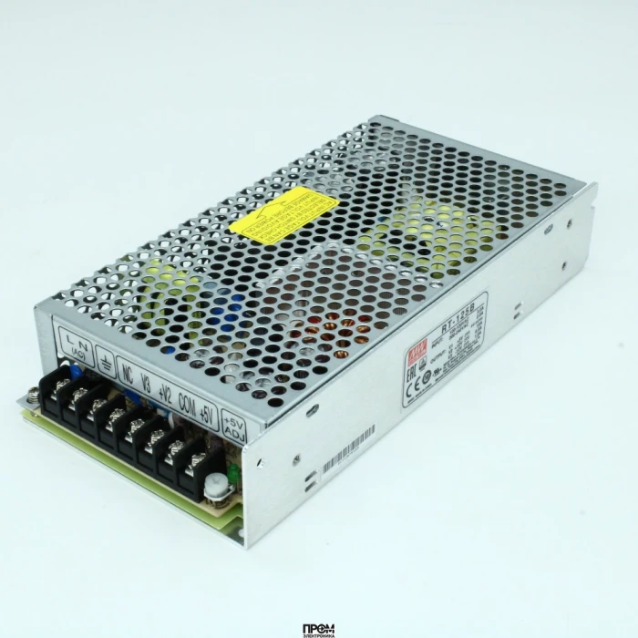 RT-125B, Преобразователь AC/DC строенный выход 5В/12В/-12В 12A/5A/1A 132Вт 8-выводов