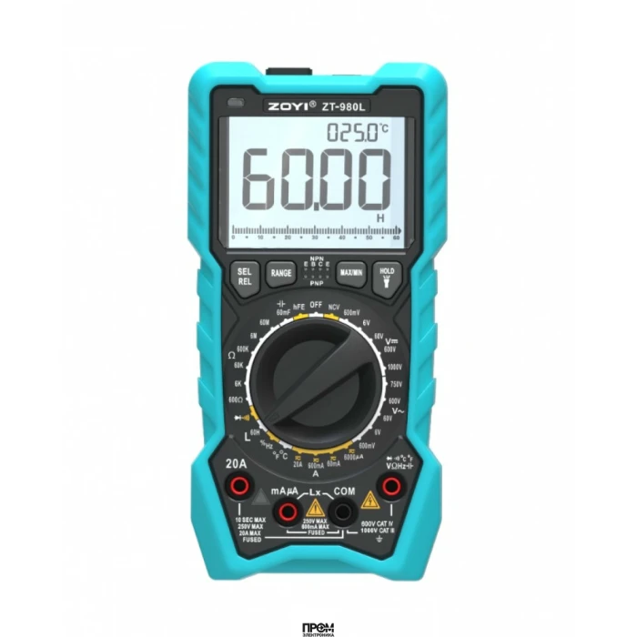 ZT-980L, Мультиметр цифровой с функцией измерения индуктивности