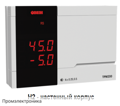 ТРМ200 - измеритель двухканальный с интерфейсом RS-485