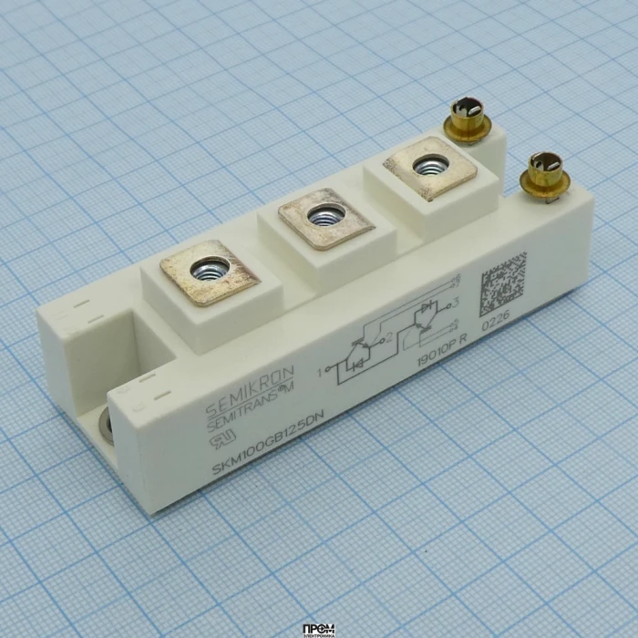 SKM100GB125DN, Силовой модуль IGBT N-канальный 1200В 100А 7-Pin Case D-93