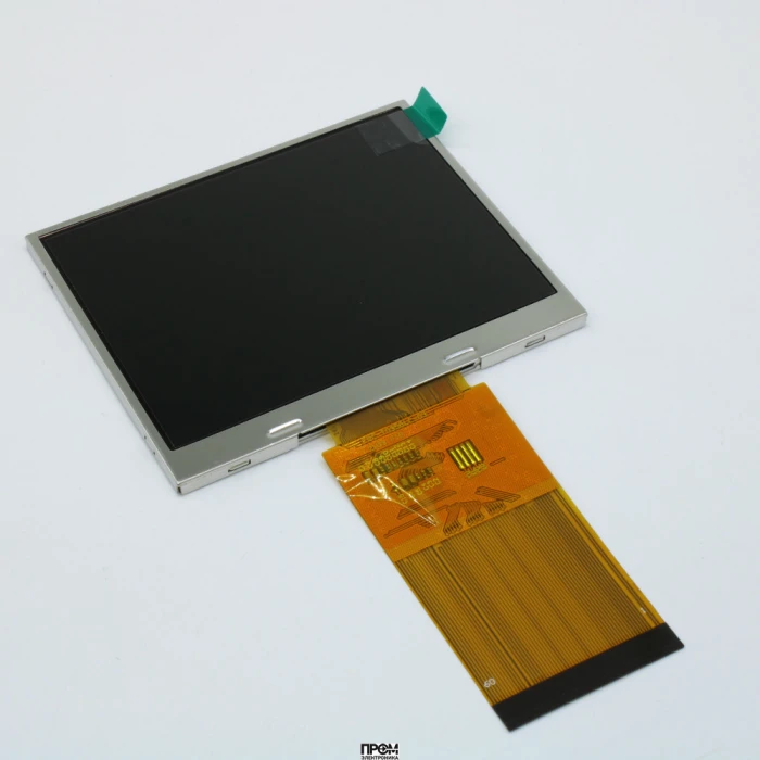 ZW-T035GLS-03, TFT 3.5", Разрешение: 240x320, Тип: TN 12:00, Яркость: 330 кд/м2, Контроллер: ILI9488, 50 пин., Интерфейс: MCU/RGB/SPI, Размер модуля, мм: 76.90*64.00*3.13, Рабочая температура, С: -20~+70