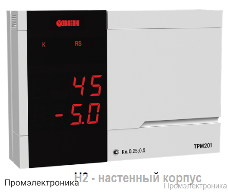 ТРМ201 - измеритель-регулятор одноканальный с интерфейсом RS-485