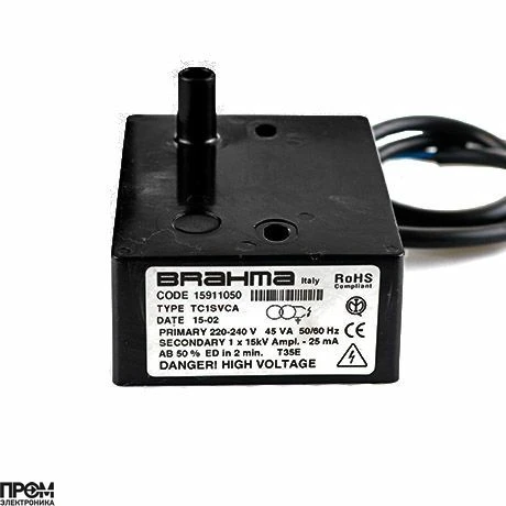 Трансформатор розжига Brahma TC1SVCA кабель 310мм