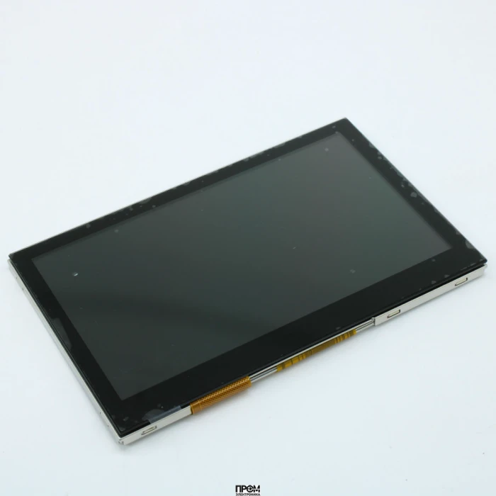 ZW-T043BPSA-01CP, TFT 4.3"+CTP, Разрешение: 480x272, Тип: IPS, Яркость: 400 кд/м2, Контроллер: ST7283, 40 пин., Интерфейс: 24BIT RGB, Тач-панель: I2C, FT5446-003, Размер модуля, мм: 105.50*67.20*5.00, Рабочая температура, С: -20~+70
