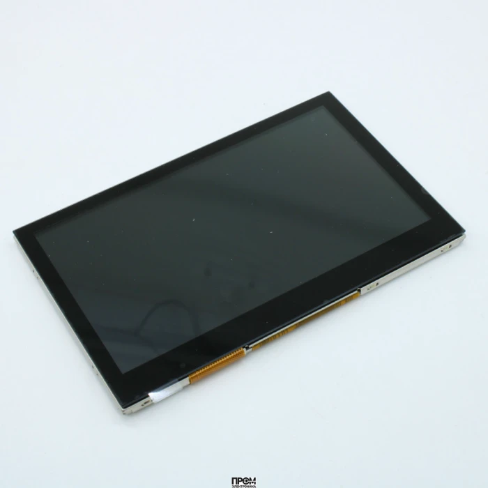 ZW-T043BWSA-22CP, TFT 4.3"+CTP, Разрешение: 800x480, Тип: IPS, Яркость: 400 кд/м2, Контроллер: ST7262E43, 40 пин., Интерфейс: 24BIT RGB, Тач-панель: I2C, FT5446-003, Размер модуля, мм: 105.50*67.20*4.75, Рабочая температура, С: -20~+70