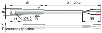ДТС324-EXIA - термопреобразователь сопротивления в искробезопасном исполнении