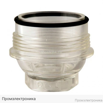 SK06T-11/2 Прозрачная чаша фильтра с уплотнительным кольцом на размеры R 1 1/2 + R 2