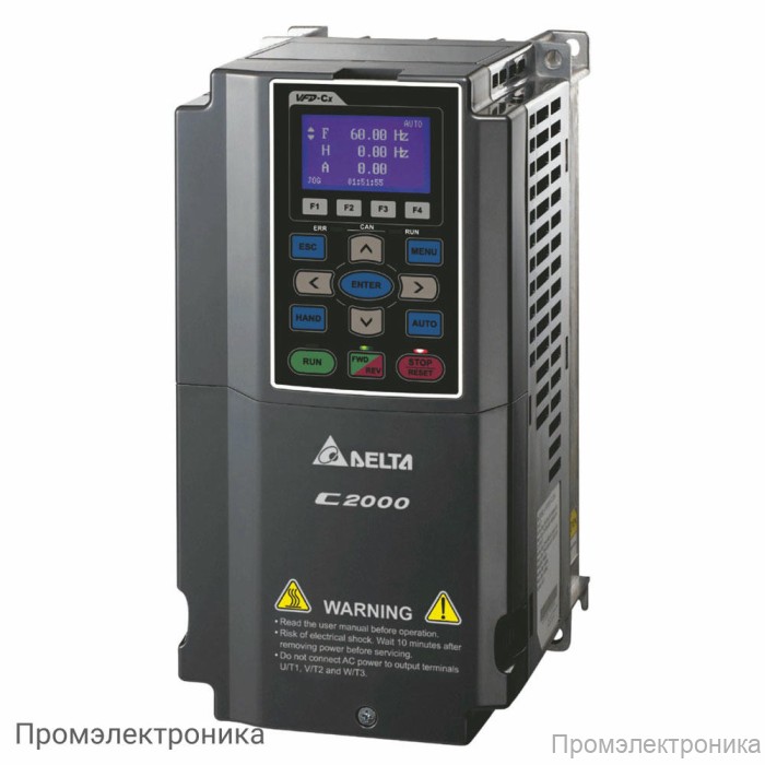 Преобразователи частоты Delta Electronics VFD007C4EA-21 (0.75кВт 3ф 400В) серии C2000