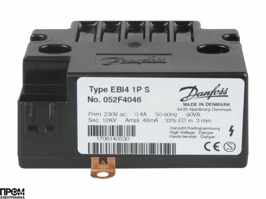 Трансформатор розжига Danfoss EBI4 1P S 052F4046