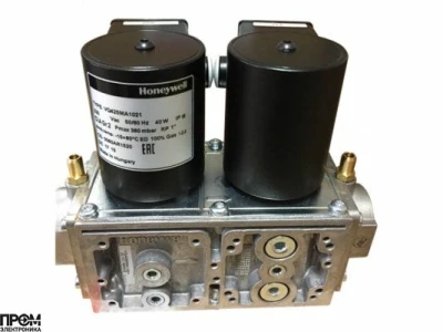 Двойной электромагнитный клапан Honeywell VQ425MA1005