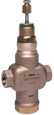 2-х ходовой регулирующий линейный муфтовый клапан DN32 PN16 Kvs 16 20мм Honeywell V5011R1075