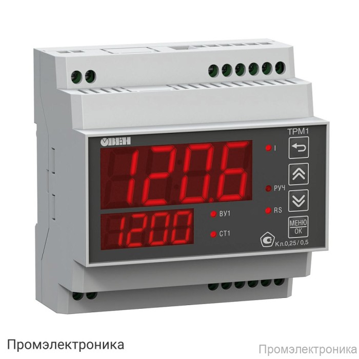 ТРМ1-Д.У2.Р.RS - обновленный одноканальный измеритель-регулятор с RS-485