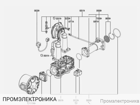 Газовая рампа Kromschroder FGHA 50F10, 86578774