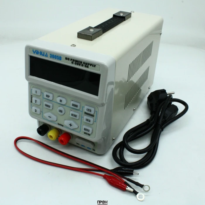 YIHUA 3005D, Блок питания лабораторный одноканальный 0-30В/5A
