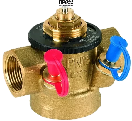 V5005TY10251500 Клапан регул-й Ду25, 200 … 1500 л/ч, 20 … 400 кПа, ход штока 2.5 мм, ниппели SafeCo