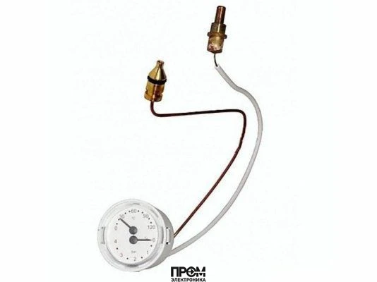 Термоманометр в комплекте 0 - 120ºС / 0 - 4 бар