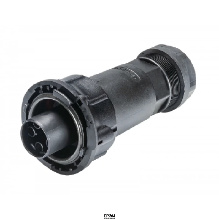 Разъем RST50i5S S1 ZR7 S SW, Розеточный разъем на кабель диам. 20-32 мм, IP66/67/69 5 полюсов, цвет: черный, номинальные характеристики: 250V/400V+PE 50A, серия gesis RST POWER