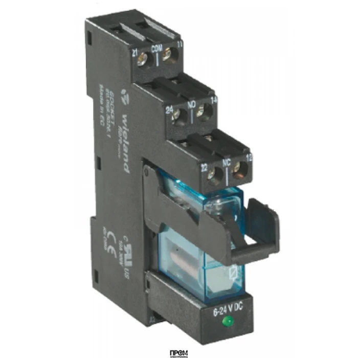 Реле FLARE MOVE 12DC2W8A, Интерфейсный релейный модуль, 2 переключающих контакта, материал контакта: AgNi, рабочее напряжение: 12 V DC, номинальное напряжение переключения: 250 V AC, коммутируемый ток: 8 A, с винтовой фиксацией провода, серия flare MOVE
