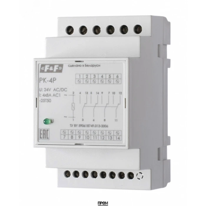 Реле электромагнитное PK-4P 220 EA06.001.026, Реле исполнительное