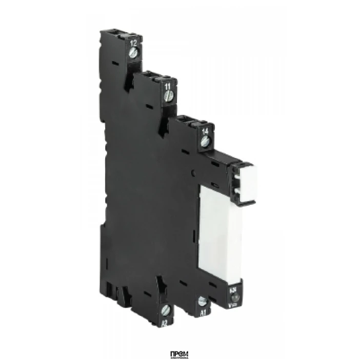 Реле FLARE MOVE 24V-1W-6A, Интерфейсный релейный модуль, 1 переключающий контакт, материал контакта: AgSnO2, рабочее напряжение: 24 V AC / DC, номинальное напряжение переключения: 250 V AC, коммутируемый ток: 6 A, с винтовой фиксацией провода, серия flare