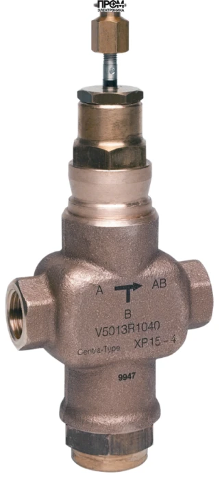 3-х ходовой регулирующий линейный муфтовый клапан DN32 PN16 Kvs 16 20мм Honeywell V5013R1073