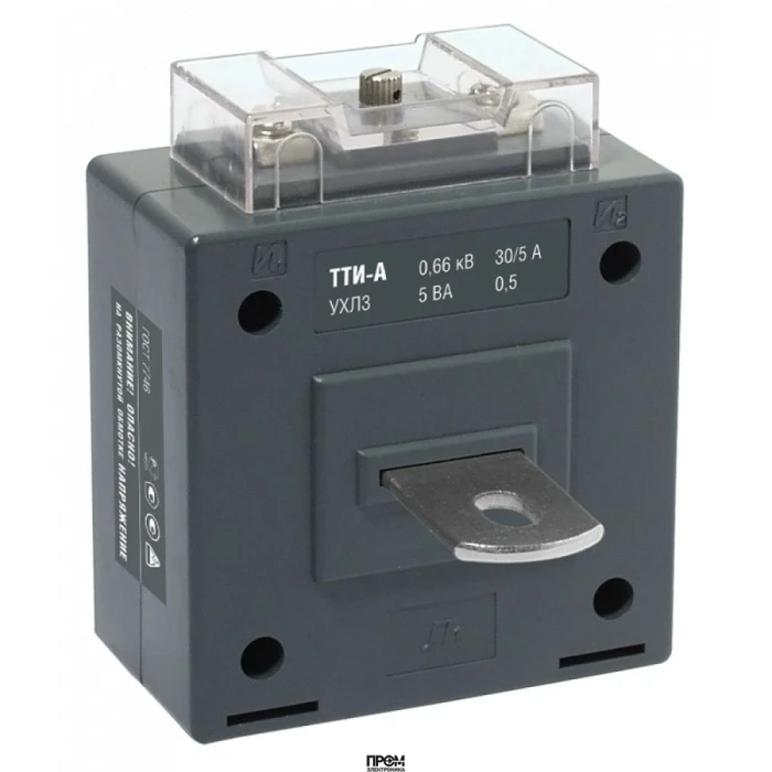 Трансформатор тока ТТИ-А 300/5А кл. точн. 0.5S 5В.А ITT10-3-05-0300, Трансформатор измерительный (трансформатор тока)