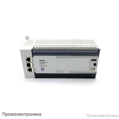 ПЛК110-24.60.К-М - программируемый логический контроллер с 36 дискретными входами и 24 транзисторными выходами, питание 24 В