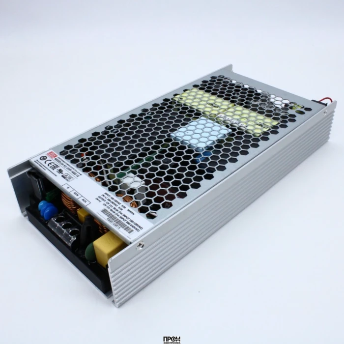 UHP-1000-12, AC-DC, 960Вт, вход 90…264В AC, 47…63Гц, выход 12В/80A, ККМ, рег. вых 12…14.4В, изоляция 3750В AC, в кожухе 240х115х41мм, -30…+70°С