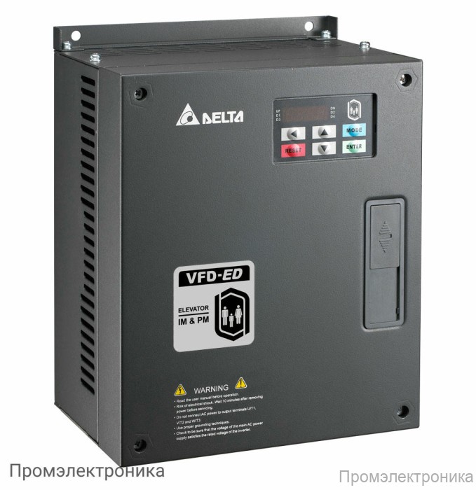 Лифтовые преобразователи частоты Delta Electronics VFD040ED43S (4кВт 3ф 400В) серии VFD-ED