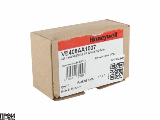 Газовый электромагнитный клапан Honeywell VE408AA1007
