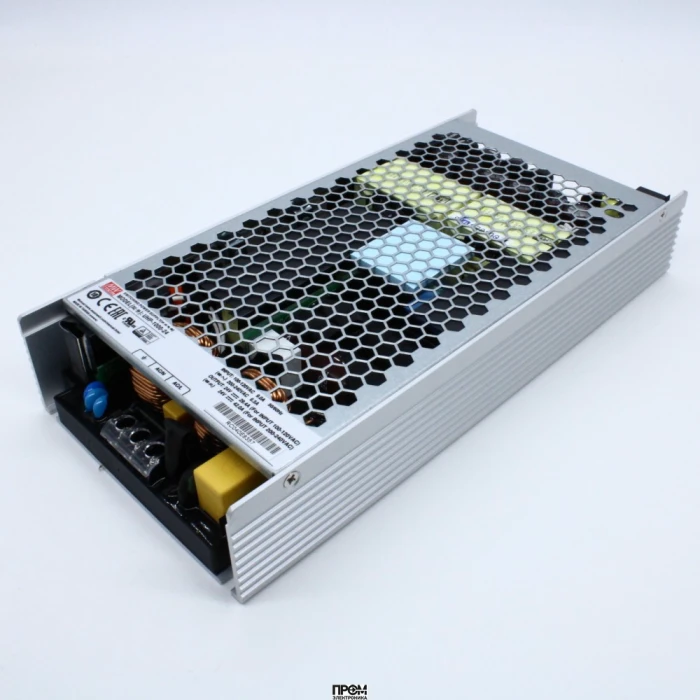 UHP-1000-24, AC-DC, 1008Вт, вход 90…264В AC, 47…63Гц, выход 24В/42A, ККМ, рег. вых 24…28.8В, изоляция 3750В AC, в кожухе 240х115х41мм, -30…+70°С