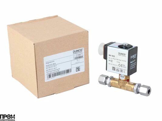 Электромагнитный клапан, одноступенчатый Dungs MV 502 с патрубковым соединением