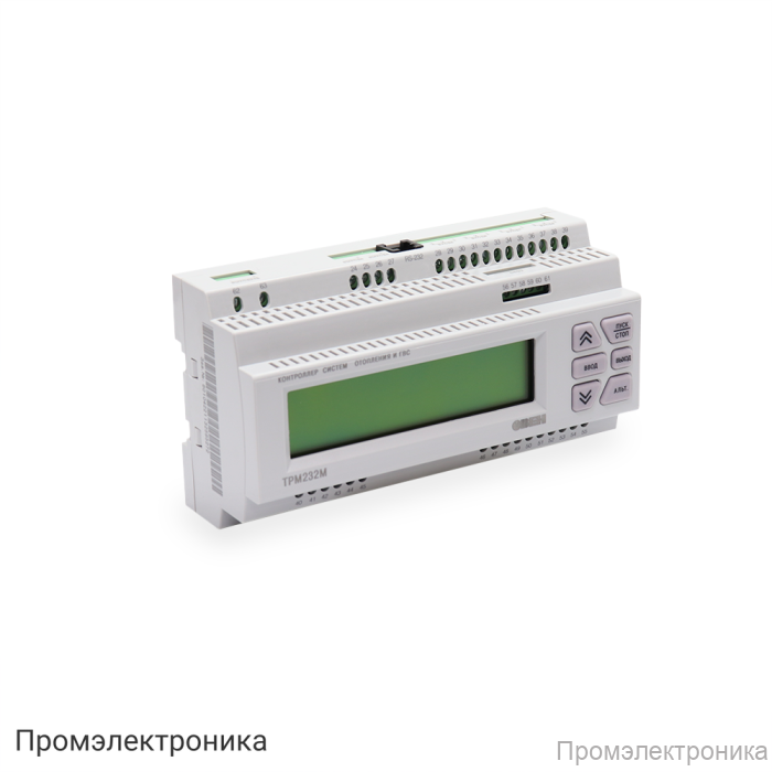ТРМ232М - контроллер для одно- и двухконтурных систем отопления и ГВС