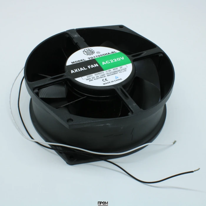 TG17055HA2BL-7P, Вентилятор 200....240В AC, 2800об/мин, 172x150x55мм, 35Вт 48дБ, подшипник качения