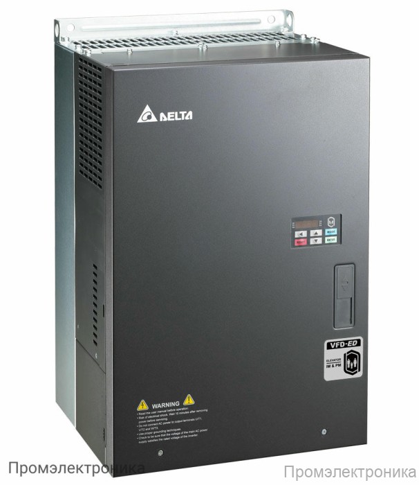 Лифтовые преобразователи частоты Delta Electronics VFD370ED43S (37кВт 3ф 400В) серии VFD-ED