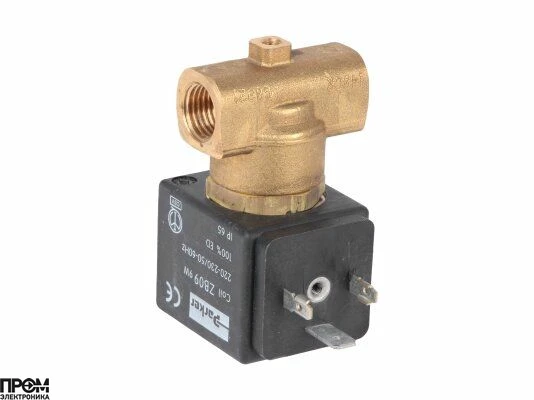 Жидкотопливный электромагнитный клапан Parker НЗ 140CR 1/4 с катушкой ZB09