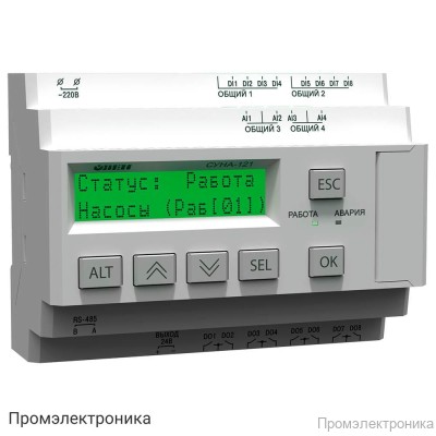 СУНА-121.220.05.00 - контроллер для управления насосами