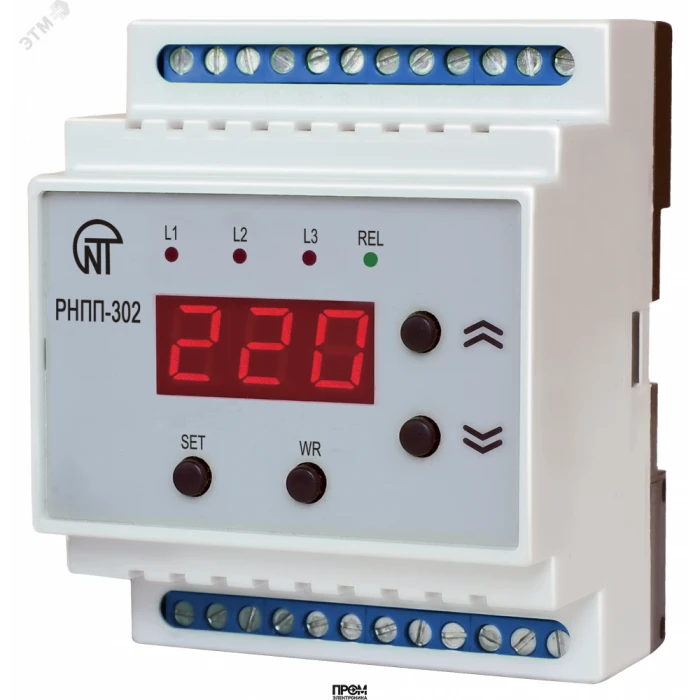 Реле напряжения РНПП-302 3ф 3425600302, Реле контроля