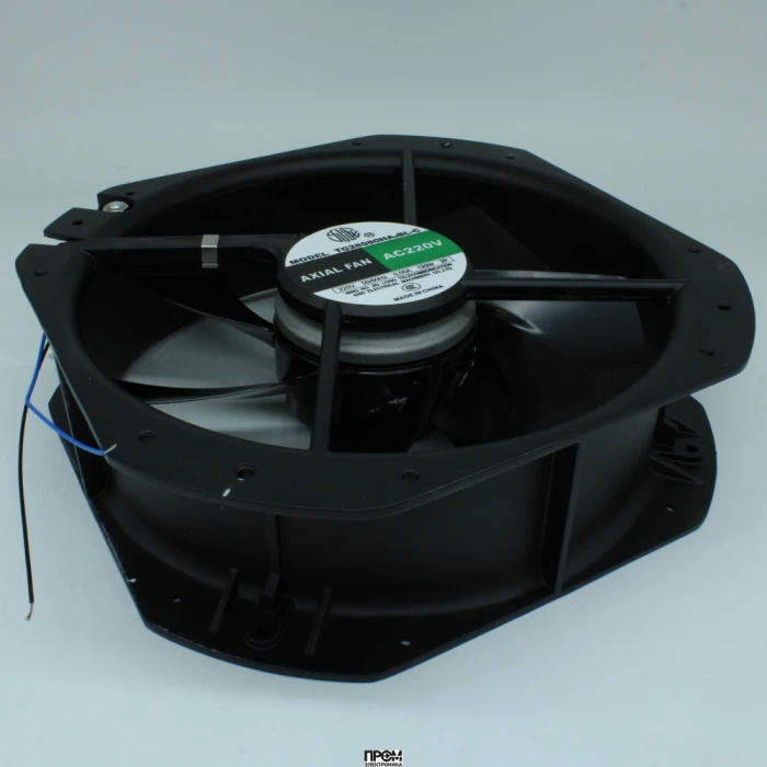 TG28080HA2BL-7P-C, Вентилятор 220В AC, 2400об/мин, 280x280х80, 2280м3/час, 65дБ, подшипник качения, тип вывода - терминал