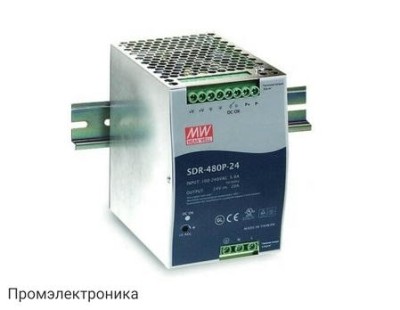 SDR-480P-48 - блок питания AC-DC на DIN-рейку 480Вт